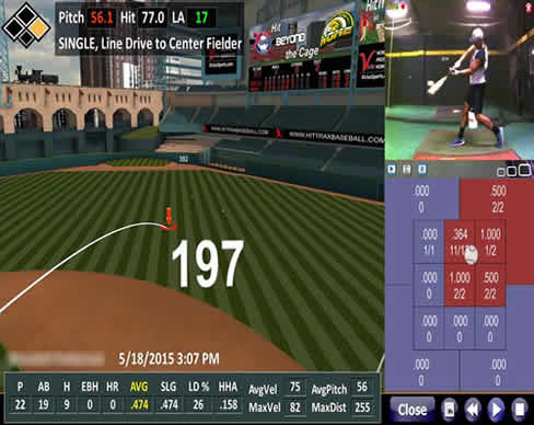 Indoor Hitting Leagues - HitTrax | Extra Innings Indy South